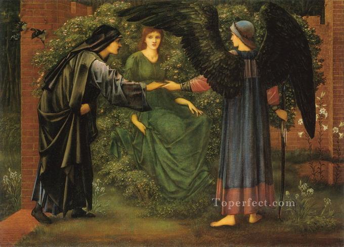 The Heart of the Rose PreRaphaelite Sir Edward Burne Jones Oil Paintings